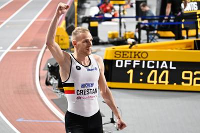 En bronze sur le 800 mètres, Eliott Crestan offre une quatrième médaille à la Belgique à Glasgow