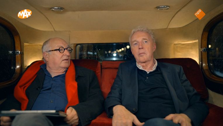 Bij Van Duin op de achterbank. Beeld NPO