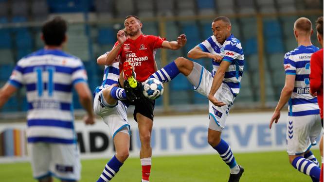 Jordy Thomassen kijkt terug op De Graafschap-Helmond Sport: ‘Het was een bizarre pot voetbal, ongekend’