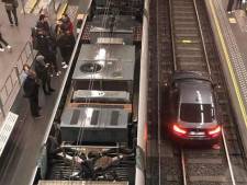 Une automobiliste s'engouffre dans un tunnel pour trams à Bruxelles