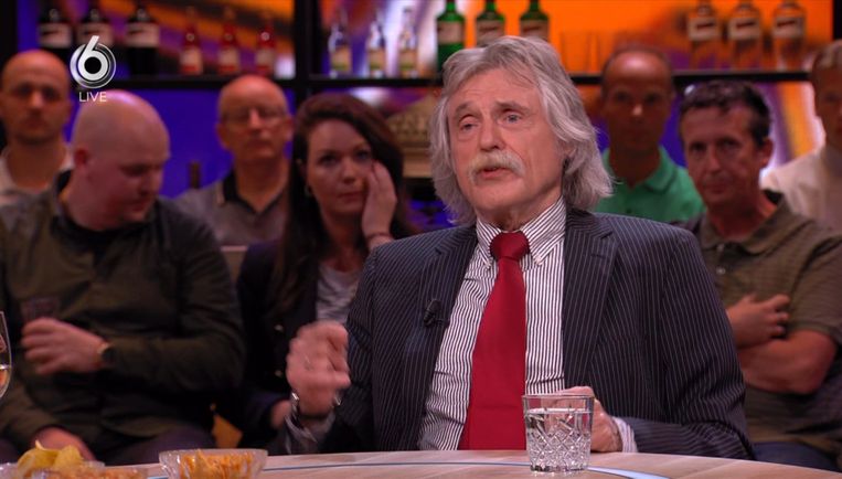 Johan Derksen in de aflevering van Vandaag Inside op 16 mei 2022. Beeld SBS6