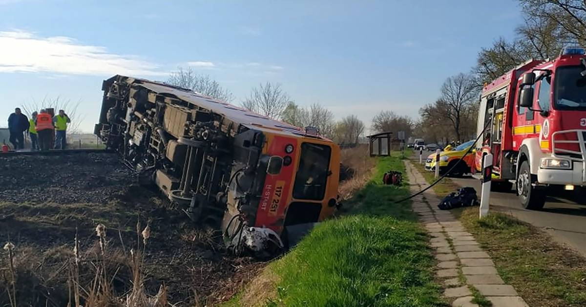 Minstens vijf doden na treinongeluk met truck in Hongarije.