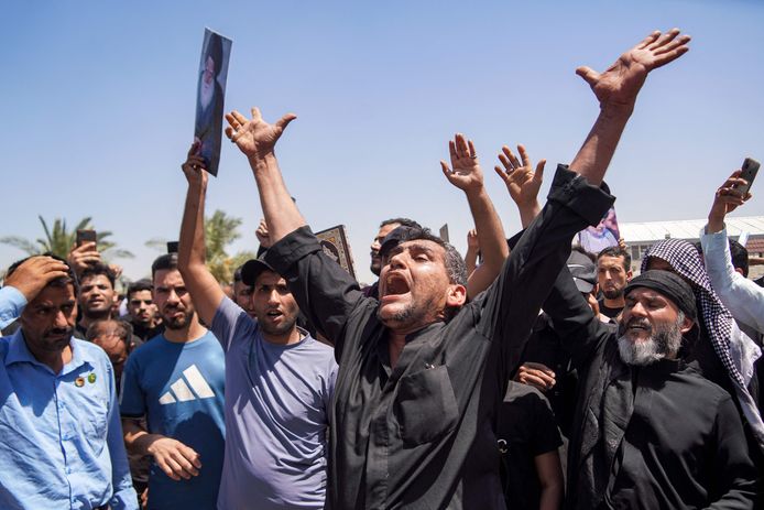 Na een koranverbranding in 2023 waren er wereldwijd protesten, zoals hier in de Iraakse stad Kufa.