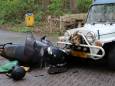 Scooterrijder raakt gewond bij botsing met kleine safariauto in Loon op Zand
