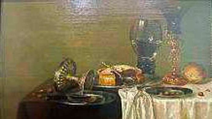 Het olieverfschilderij uit de zeventiende eeuw door Gerret Willemsz. Heda.