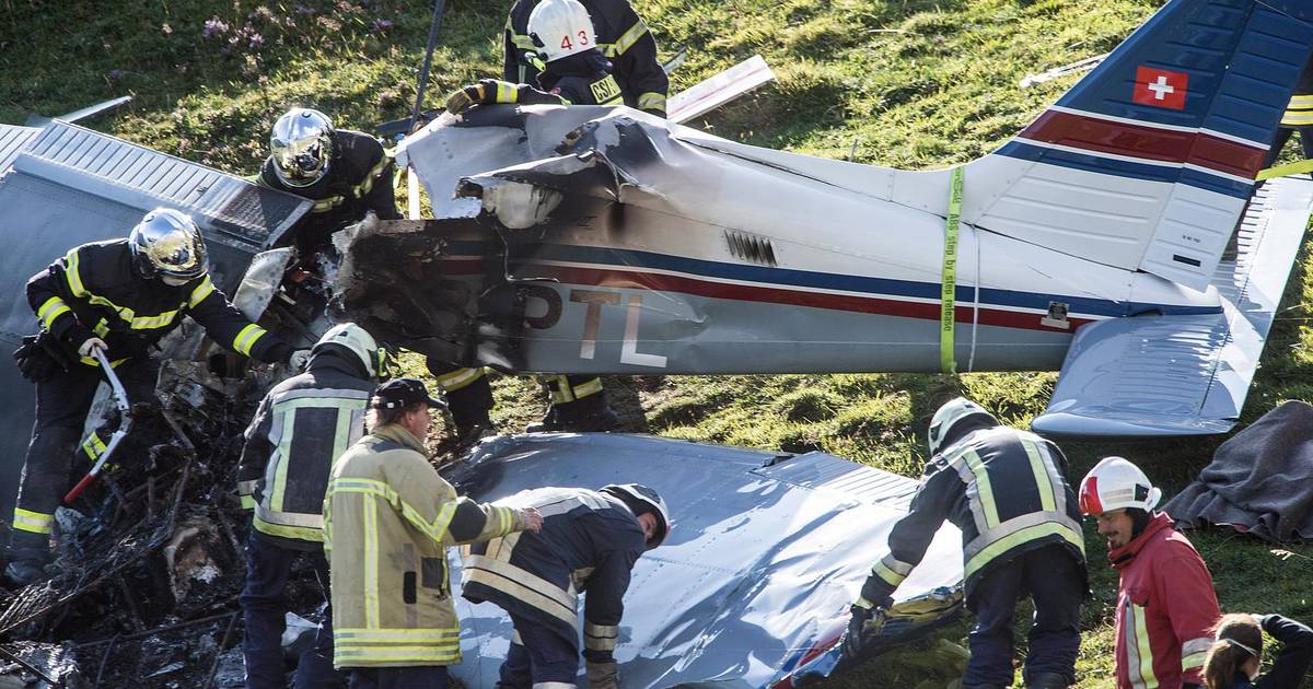 Trois morts dans le crash d'un avion de tourisme en Suisse Monde