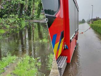 Regenweer teistert Vlaanderen: ondergelopen straten en ongevallen op de weg