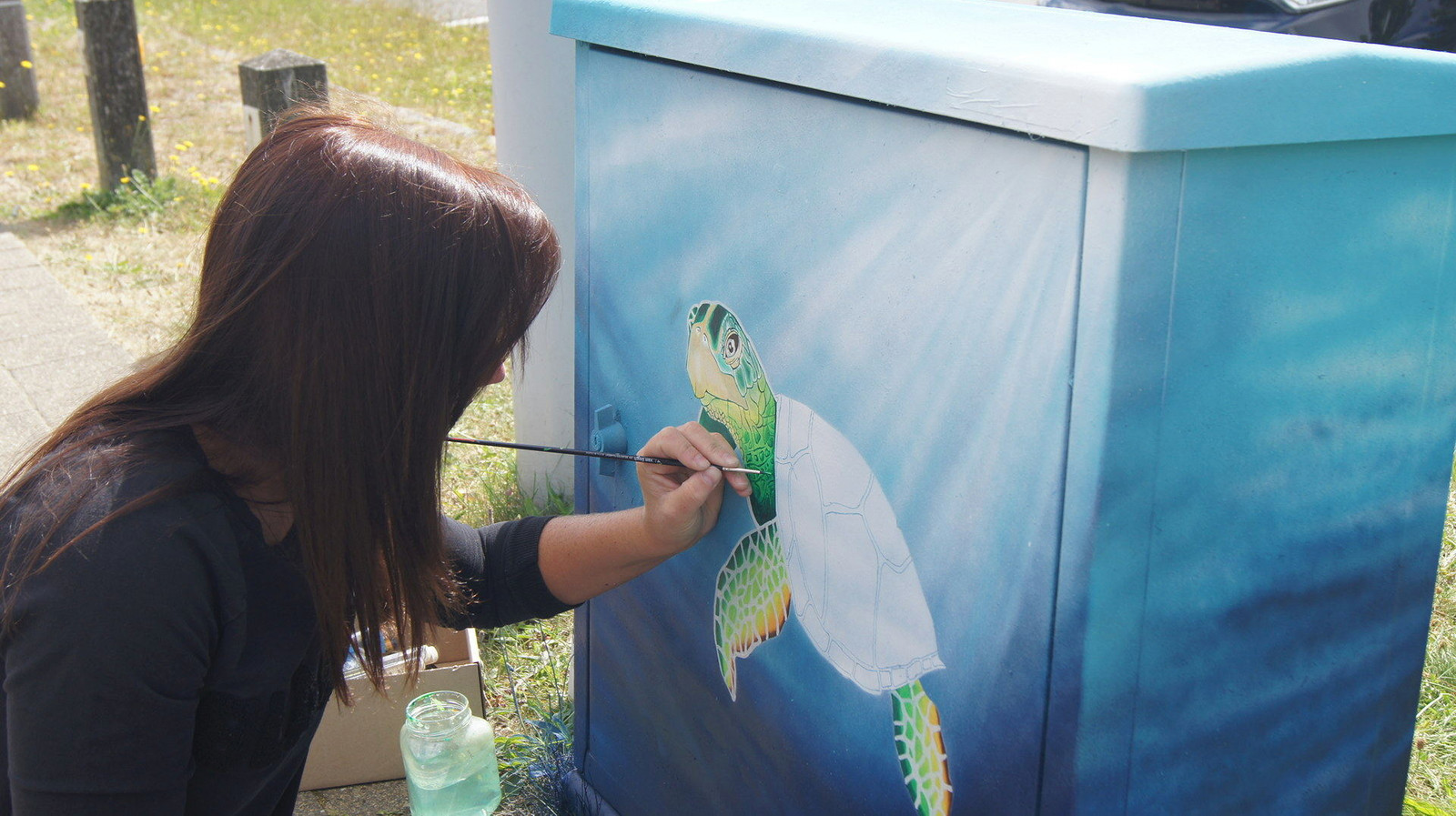 Lokale kunstenaars gezocht voor beschilderen van 20 nutsvoorzieningskasten Foto hln.be