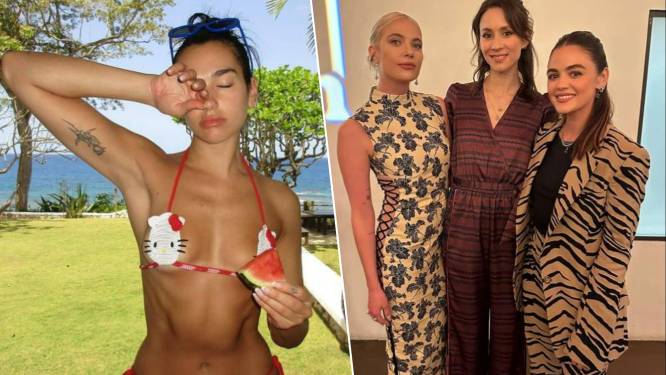 CELEB 24/7. Dua Lipa geniet van haar vakantie en deze ‘Pretty Little Liars’-sterren houden een reünie