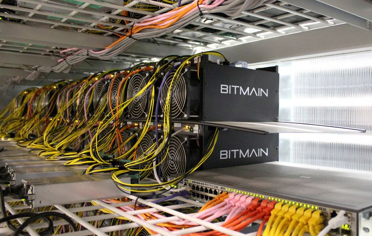 Een voorbeeld van 'delfcomputers' om bitcoin uit te geven. Beeld REUTERS