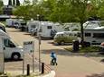De camperstandplaats op Klein Amerika (foto) is de enige plek in Gouda waar camperaars mogen overnachten, maar het zou ook gebeuren bij de Leeuwerikstraat en het Uiverplein.