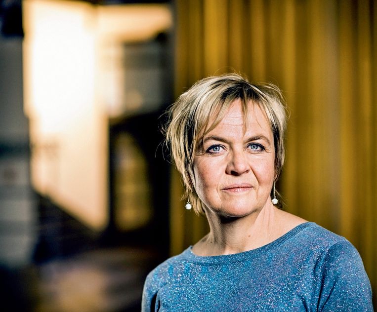‘Freelancers als Annemie Struyf leven in de bubbel van hun eigen programma. Ze zullen pas wakker worden als ze opgebrand zijn of als er aan hun programma wordt geraakt.’ Beeld Johan Jacobs 