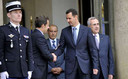 Nicolas Sarkozy et Bachar al-Assad.