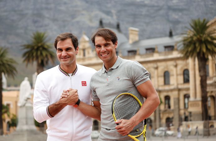 Roger Federer et Rafael Nadal; rivaux éternels, amis pour la vie.
