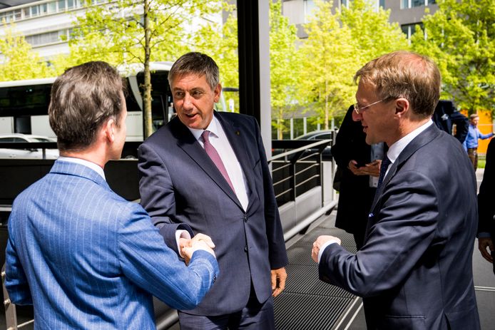 Vlaams minister-president Jan Jambon op werkbezoek in Luxemburg.
