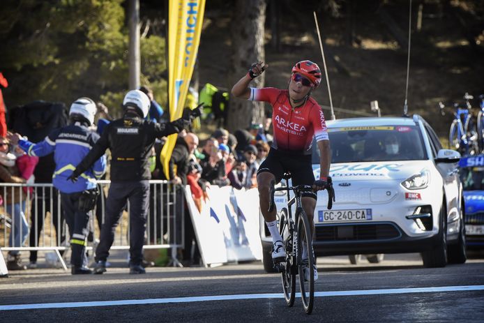 Nairo Quintana wint de slotrit in de Ronde van de Provence.