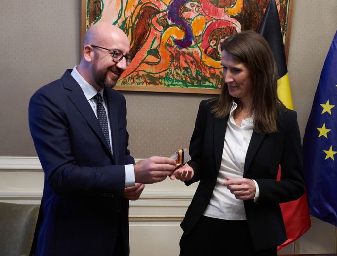 Passation de pouvoir entre Charles Michel et Sophie Wilmès