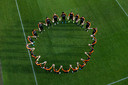 Met een foto op sociale media nemen de spelers van Oranje gezamenlijk stelling.