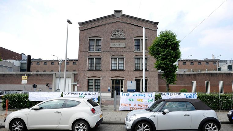 In de oude gevangenis aan de Havenstraat komt een school voor 1200 leerlingen van drie tot achttien jaar. Beeld anp
