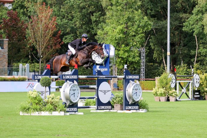 Kevin Jochems op weg naar de vijfde plaats in Tops International Arena in Valkenswaard.