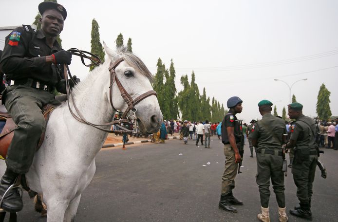 Nigeriaanse agenten  in de stad Abuja. (archieffoto)