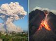 Twee vulkanen in Indonesië spuwen as en gesteente