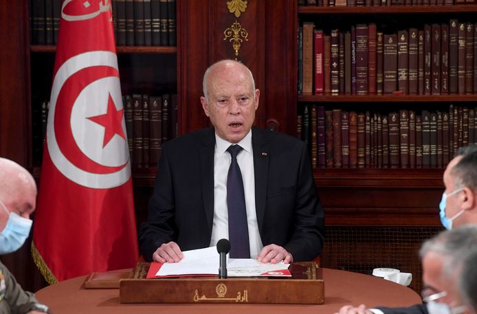 President Kais Saied.