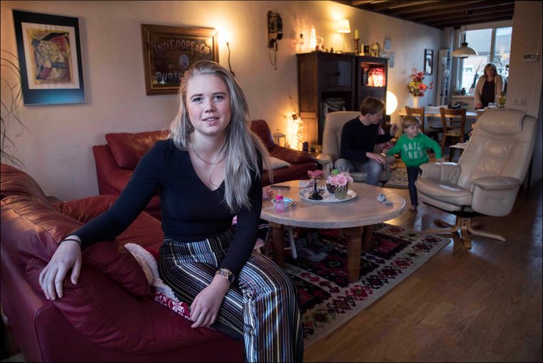 Mbo’er Imme Koopman, woont bij haar tante.  Beeld Werry Crone