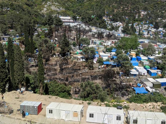 Brand nabij vluchtelingenkamp op Griekse eiland Samos