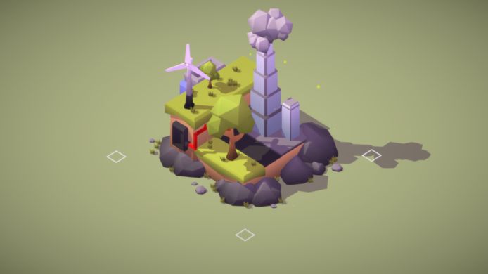 De muisbesturing van de game loopt lekker, alleen geeft de game niet goed aan welke objecten er al dan niet kunnen worden verkleind of vergroot.