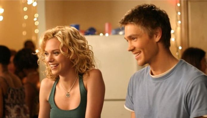 Peyton (Hilarie Burton) et Lucas (Chad Michael Murray) dans "Les frères Scott"