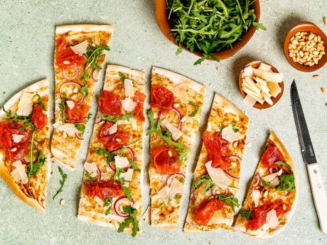 Wat Eten We Vandaag: Flammkuchen carpaccio
