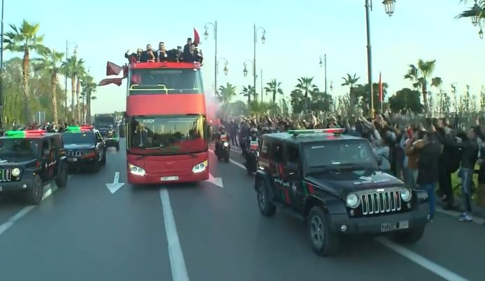 Marokko viert feest in Rabat.