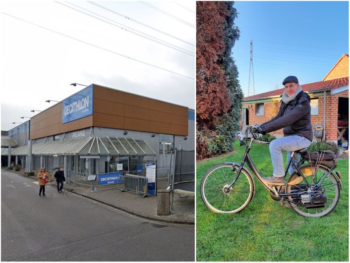 Erwin Lambrechts uit Puurs-Sint-Amands ging zaterdag zijn fiets afhalen in Decathlon, maar daar werd zijn nieuwe mountainbike gestolen.