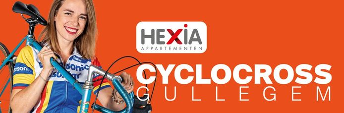 Stephanie Planckaert siert affiche Hexia Cyclocross Gullegem