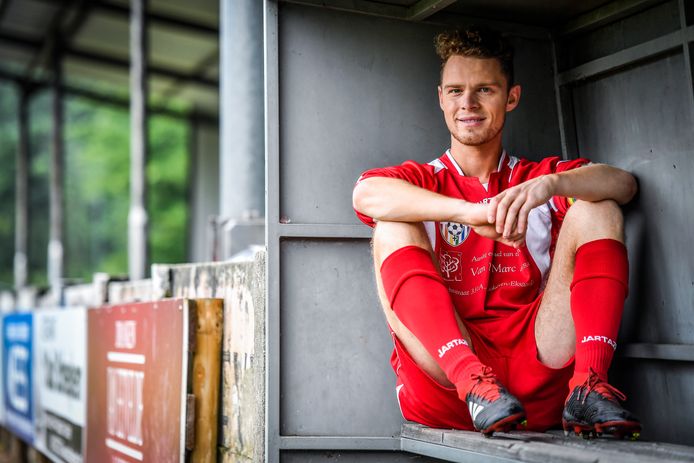 Matthias De Roover bij zijn club FC Eksaarde.