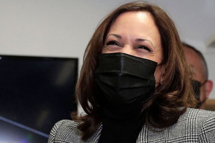 De Amerikaanse vicepresident Kamala Harris in Parijs.