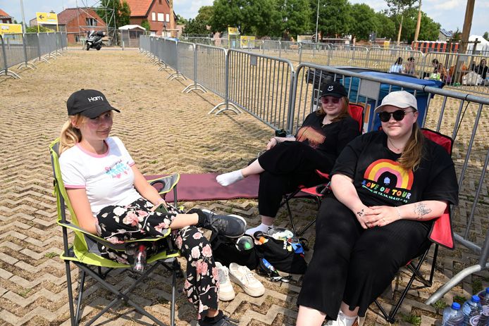 Eerste fans voor Harry Styles in Werchter.