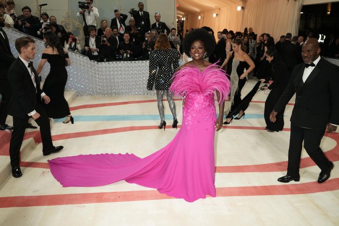 Viola Davis op het Met Gala 2023 - Karl Lagerfeld: A Line Of Beauty.