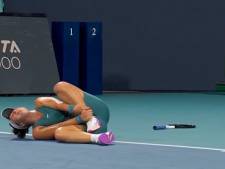 In rolstoel afgevoerde tennisster Andreescu scheurde enkelbanden: ‘Had veel erger gekund’