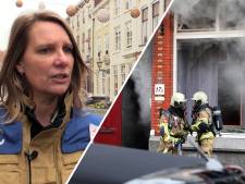 Grote brand in historisch gebouw Bergen op Zoom: 'Ik zag de vlammen uit het huis komen’
