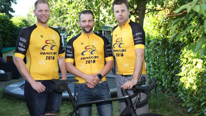 Alle drie verloren ze hun zoon: noodlotgenoten fietsen 500 kilometer