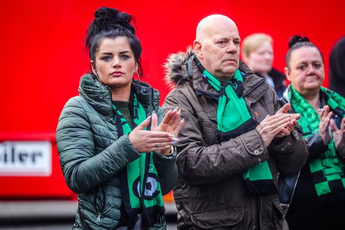 eerbetoon cercle Brugge supporters aan overleden Miguel Van Damme