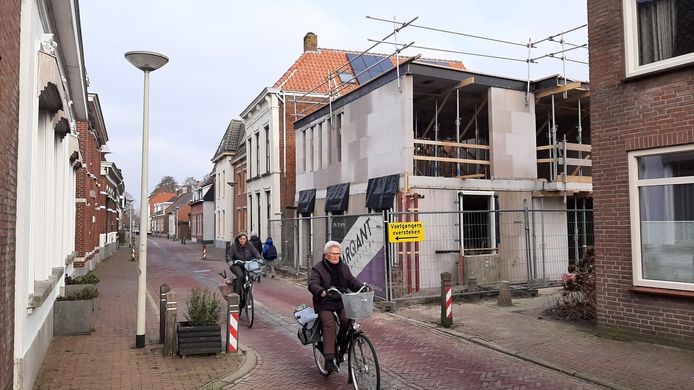 Nieuwbouw in de Roosendaalsestraat in Wouw.