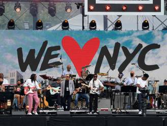 Orkaan verpest megaconcert voor New Yorkers die einde van lockdown vieren
