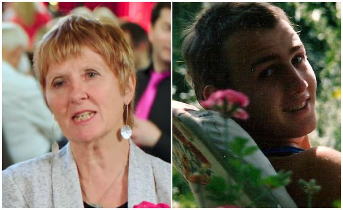 Sarah Godwin en haar zoon Quentin.