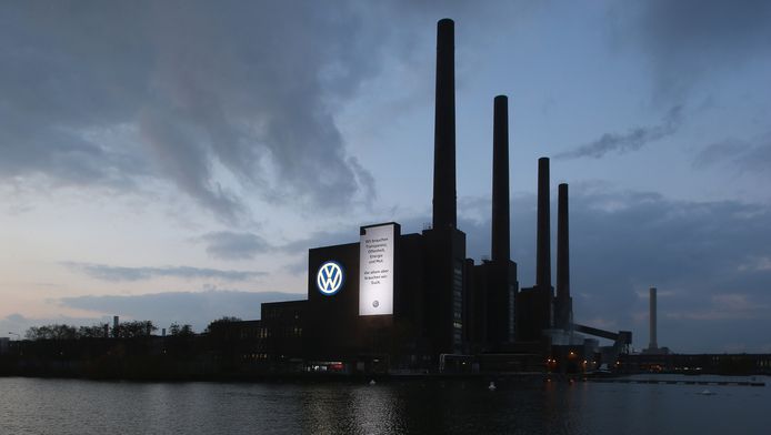L'usine Volkwagen de Wolfsburg, Allemagne.