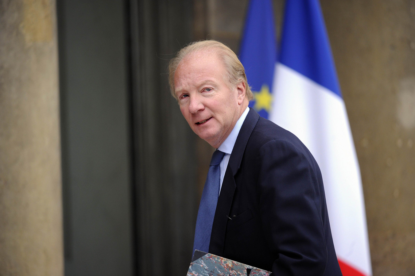 L’ancien ministre Brice Hortefeux et le journaliste Alain Duhamel