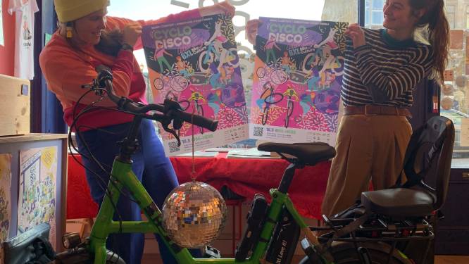 Eerste ‘Cyclo Disco’ verenigt Brusselse fietsers in Be-Here 