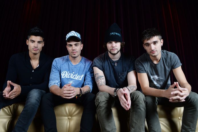 Tom Parker van The Wanted helemaal rechts